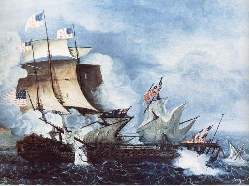 Thomas Birch Ship oil painting image